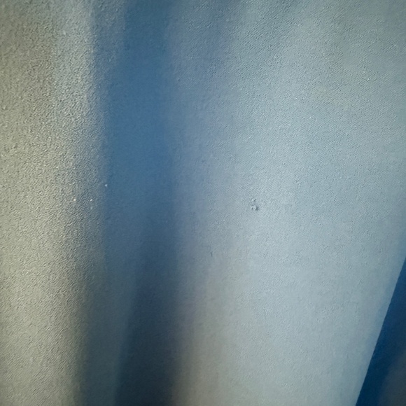 Donna Morgan Women's Mock A-Line Dress with Twist Neck Detail, Directoire Blue 8 - Picture 5 of 9